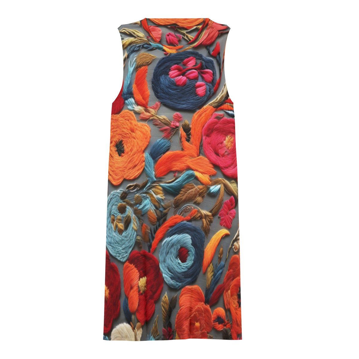 Thread Pattern Women's Casual Dress | Polyester