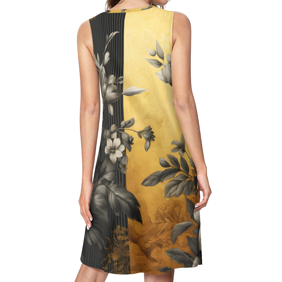 Floral Print Women's Casual Dress | Polyester
