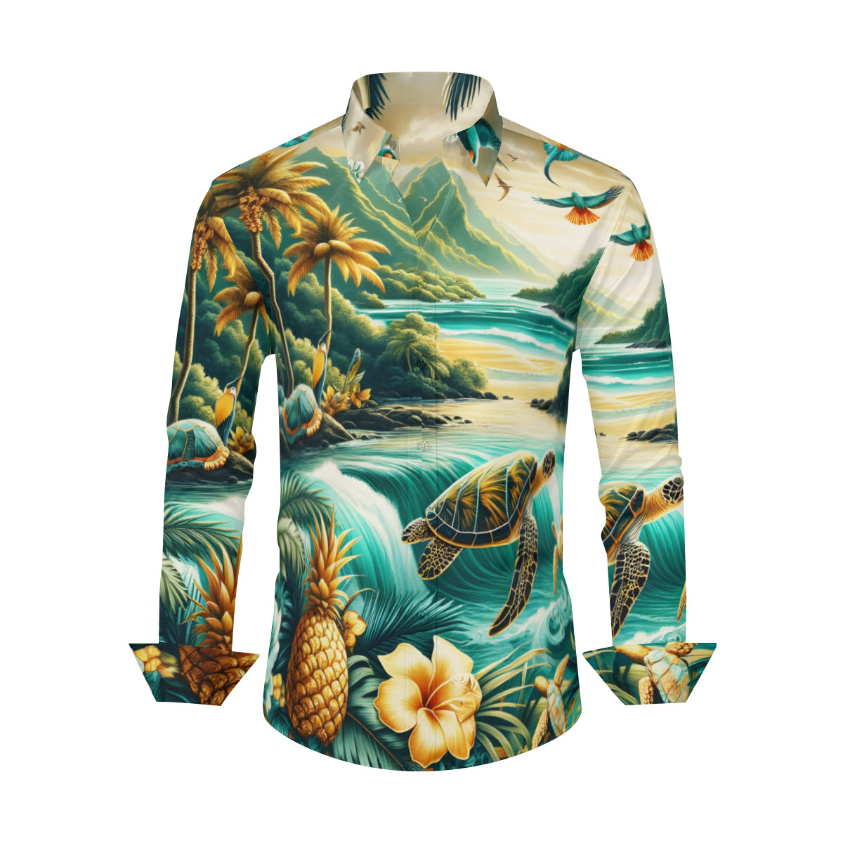 Sea World Long Sleeves Men's Shirt