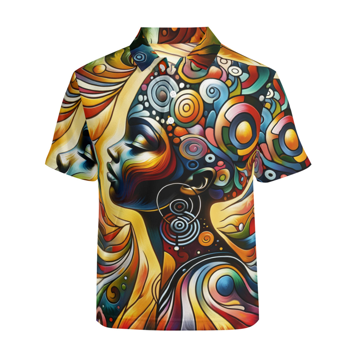 Afrocentric Men's Premium European Size POLO Shirt | 95% Polyester+5% Spandex