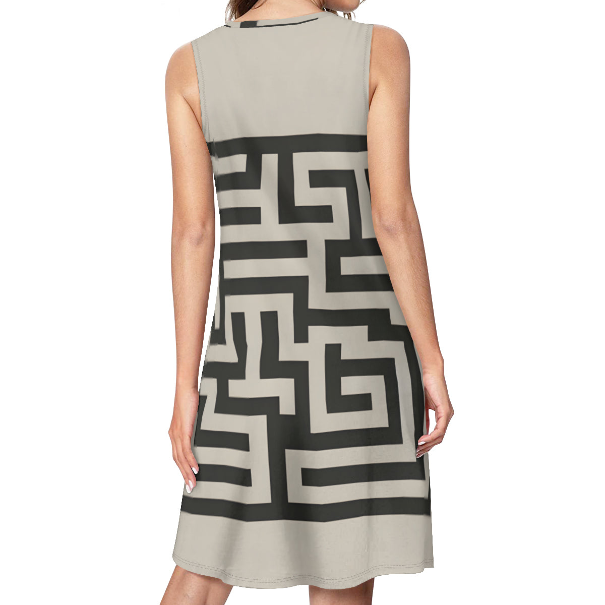 Minimalistic Women's Casual Dress | Polyester
