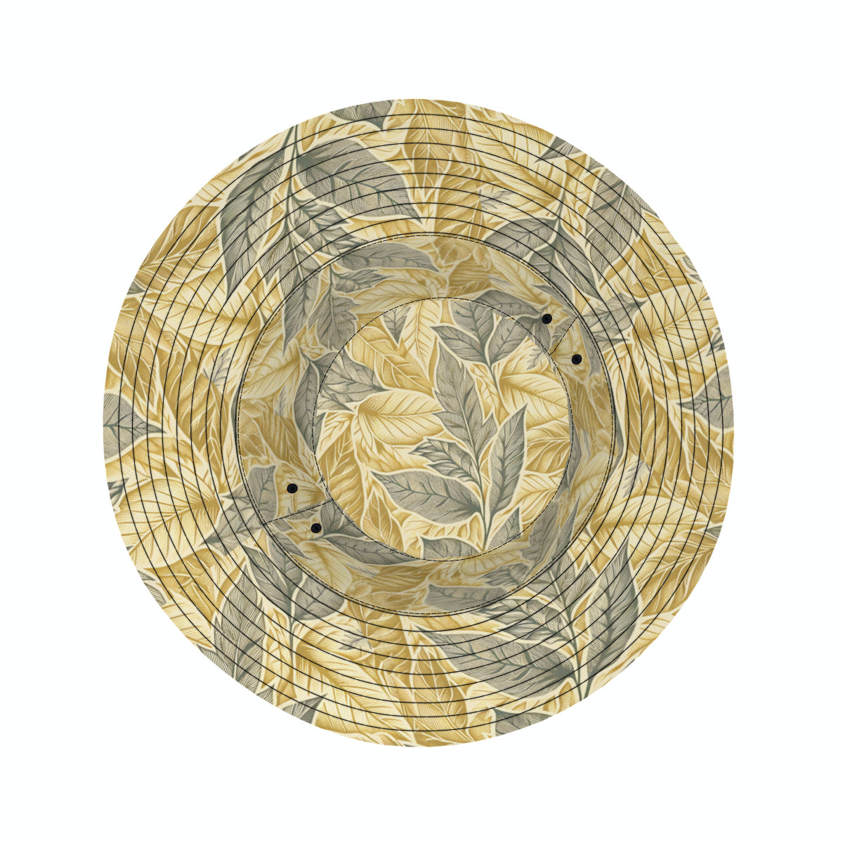 Golden Leaves Double-Sided Unisex Polyester Bucket Hat