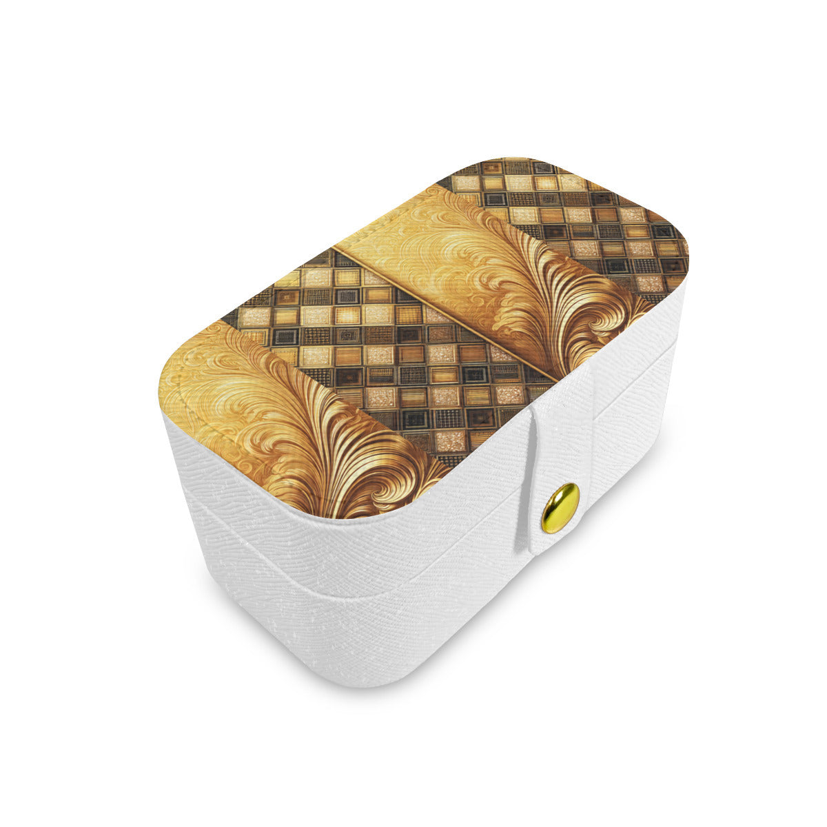 Golden Style Personalized Portable Jewelry Box