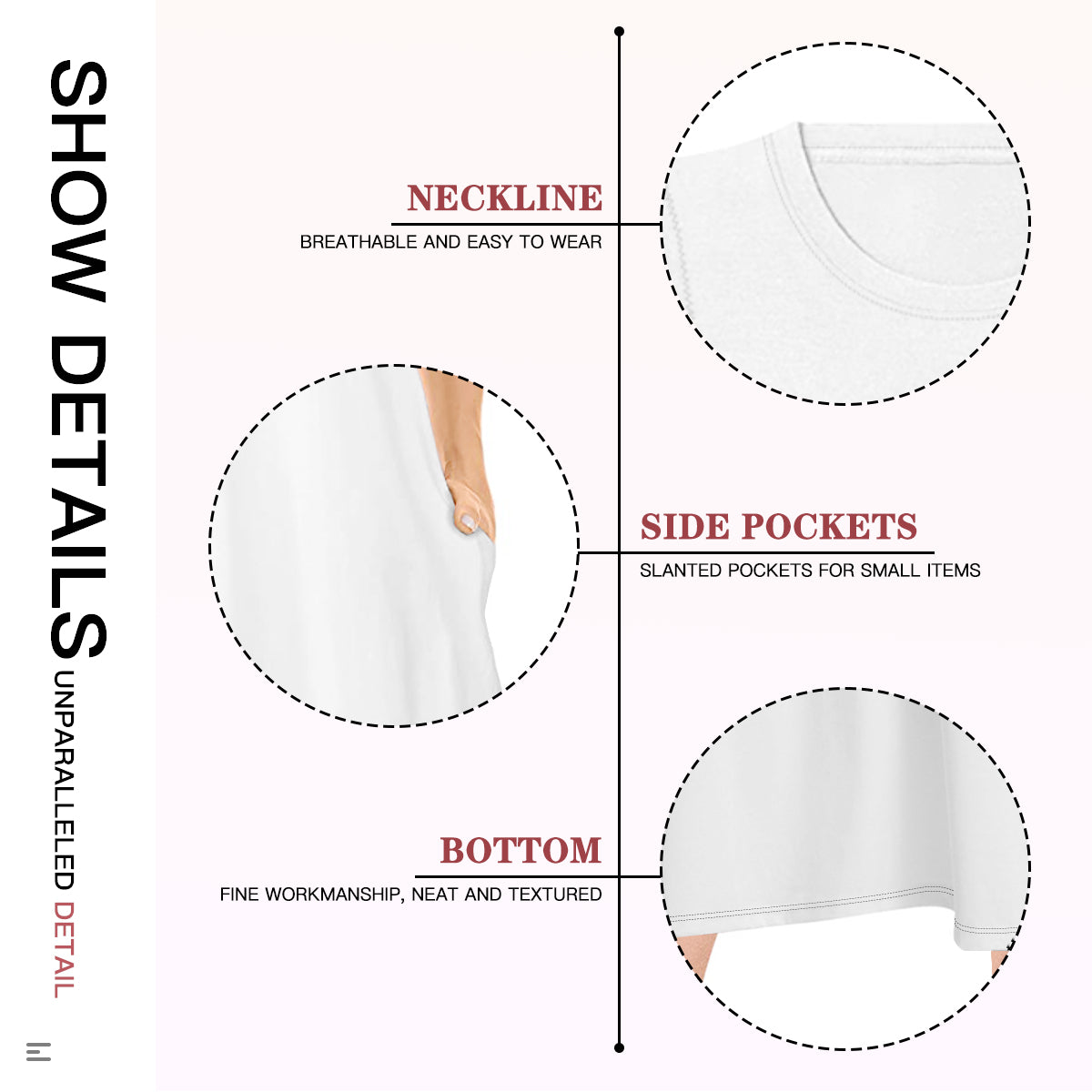 Minimalistic Women's Casual Dress | Polyester