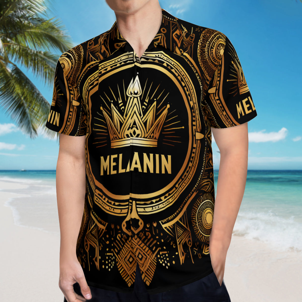 Melanin King Short Sleeves Men's Shirt