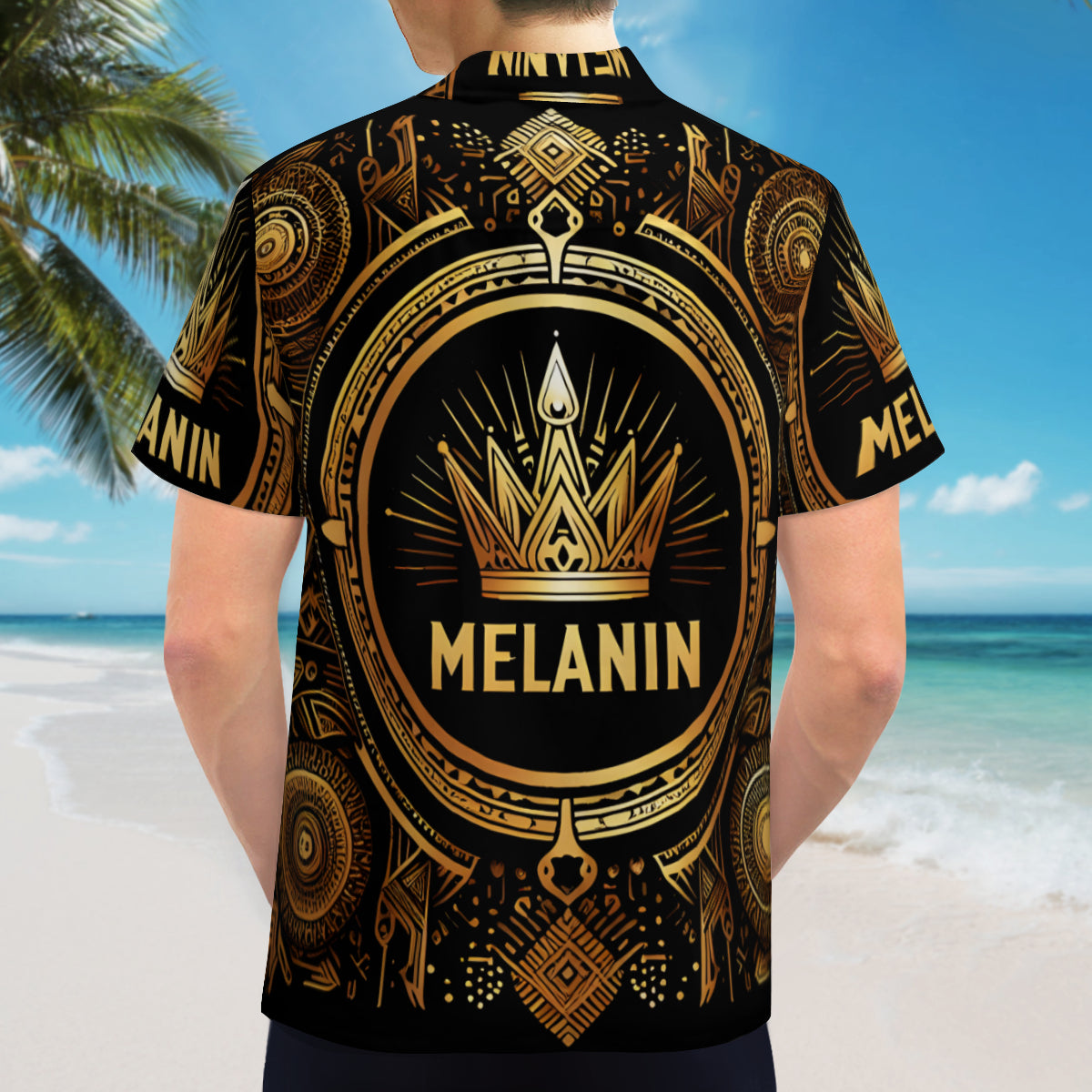 Melanin King Short Sleeves Men's Shirt