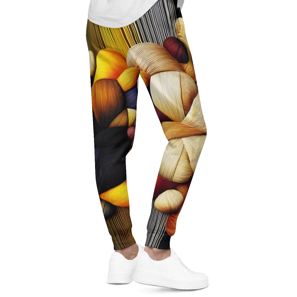 Interwoven Design Men's Adult Hoodie Set (Double-Layer Hood) | Health Fabric