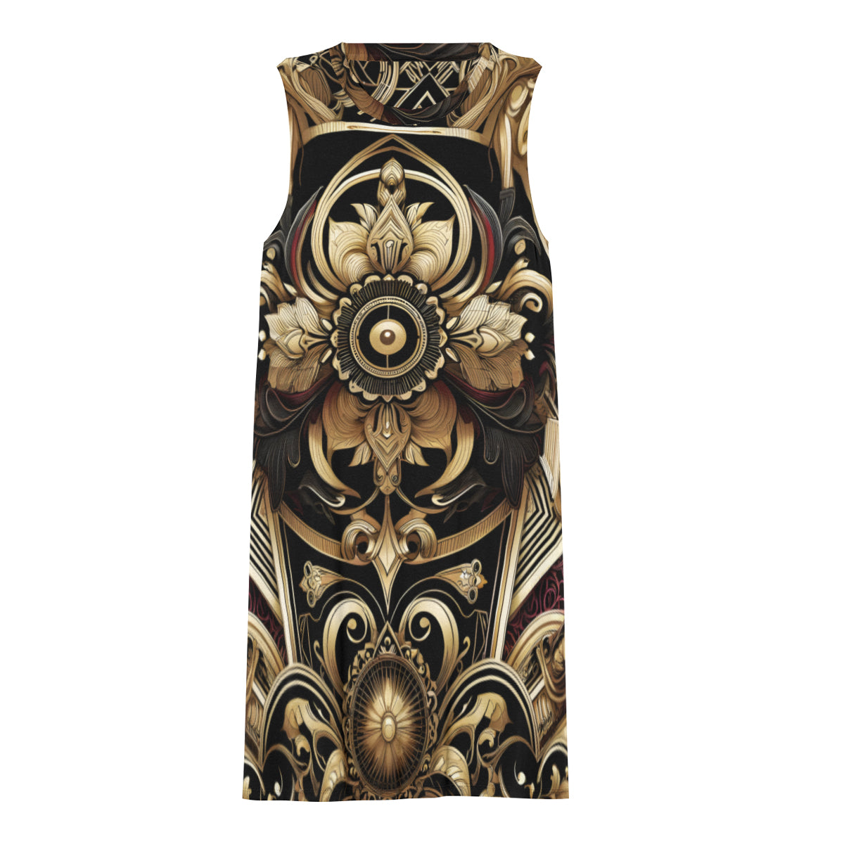 Abstract Women's Casual Dress | Polyester