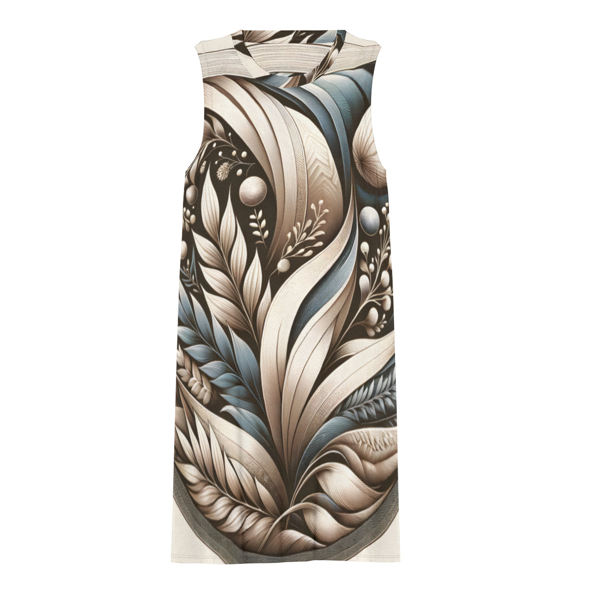 Abstract Women's Casual Dress | Polyester