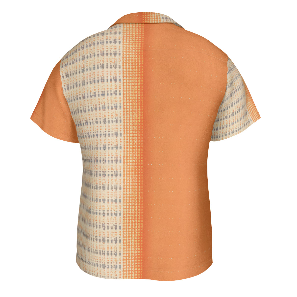Orange Short Sleeves Men's Shirt