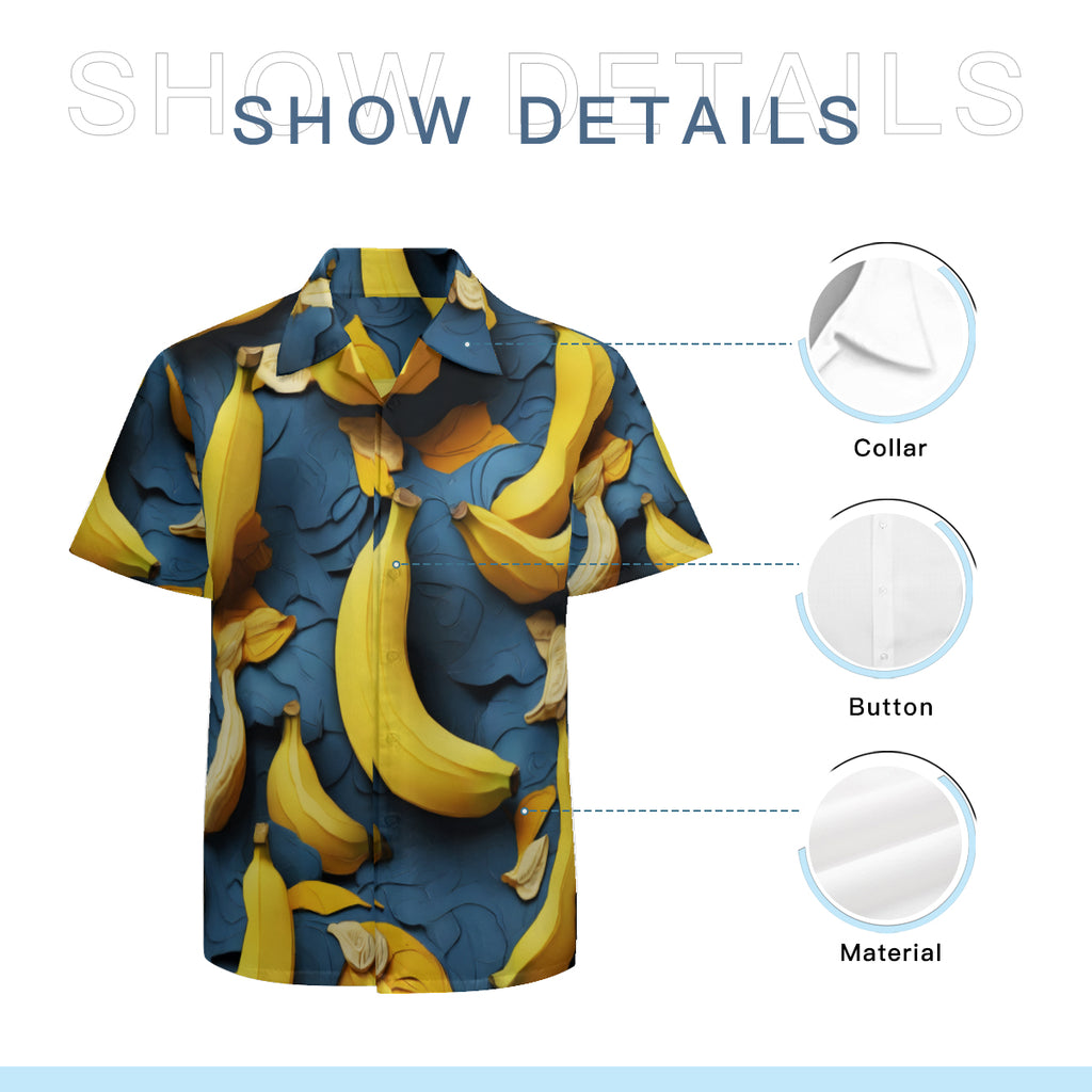 Banana Short Sleeves Men's Shirt