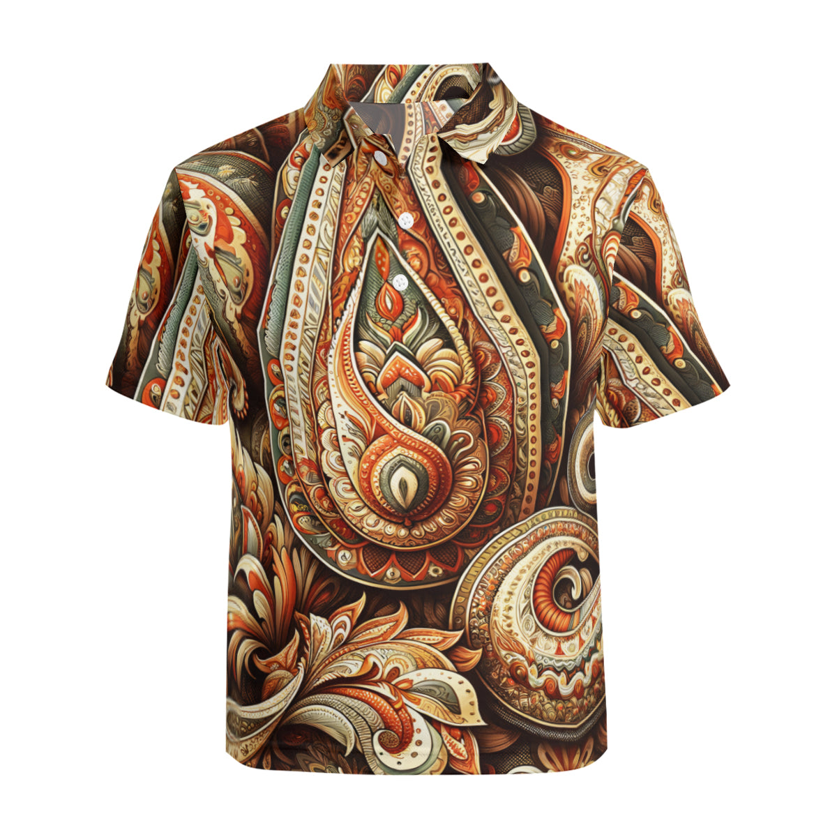 Abstract Men's Premium European Size POLO Shirt | 95% Polyester+5% Spandex