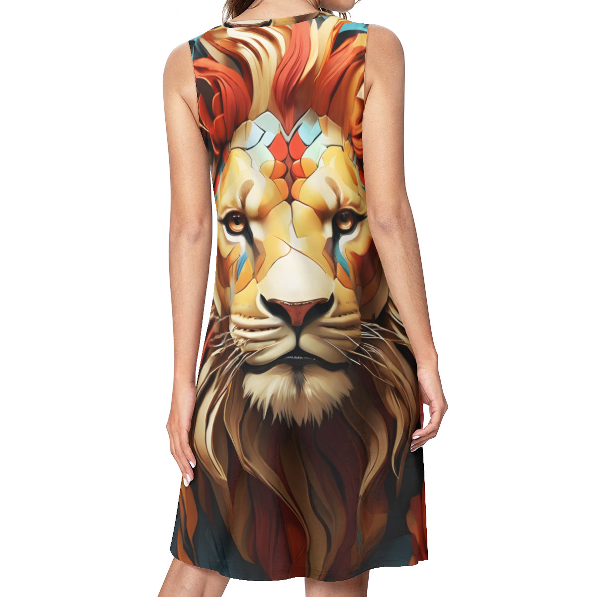 Lion Women's Casual Dress | Polyester