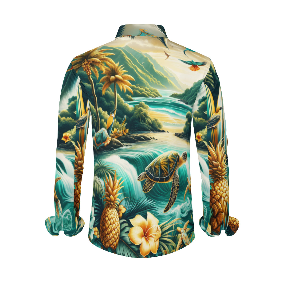 Sea World Long Sleeves Men's Shirt