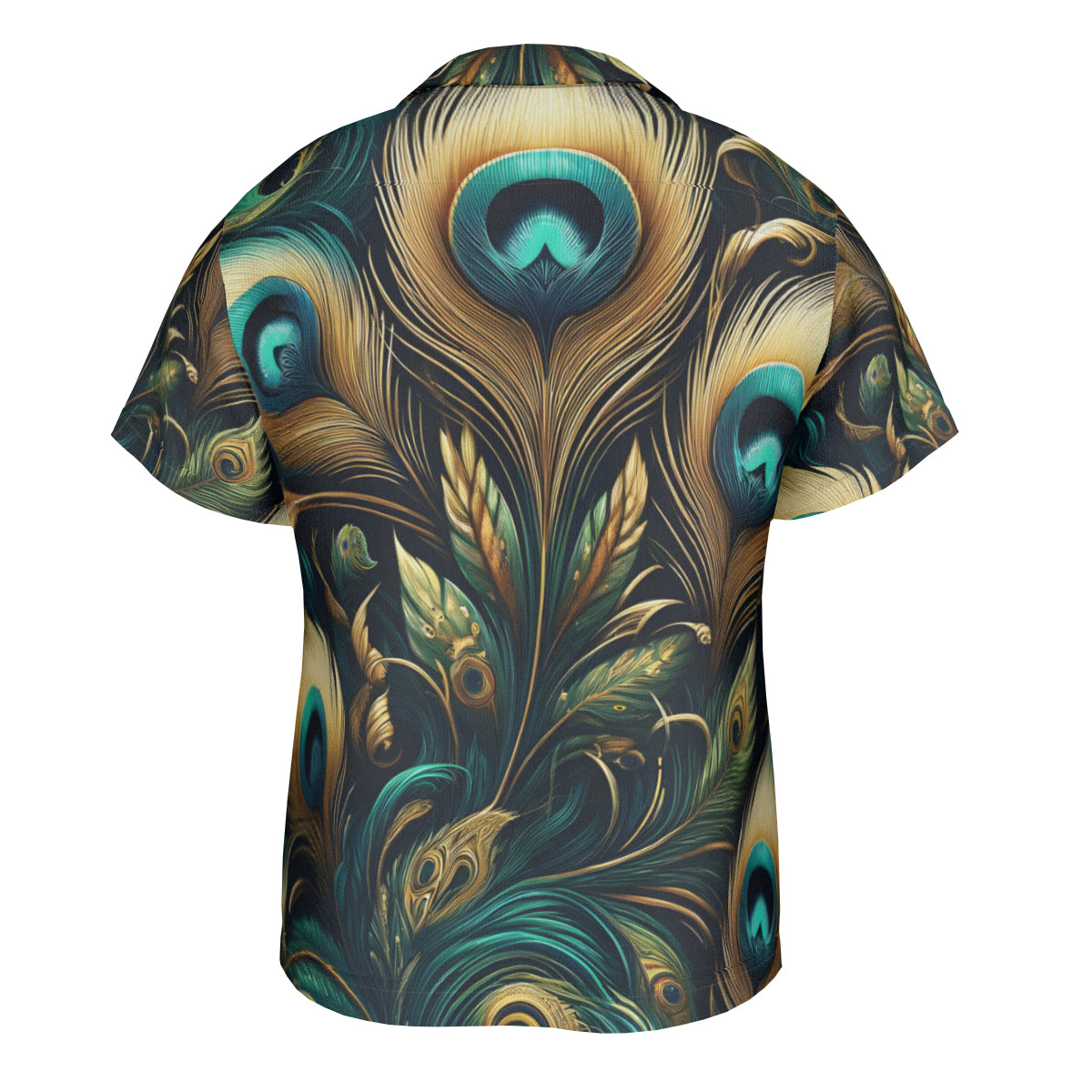 Peacock Short Sleeves Men's Shirt