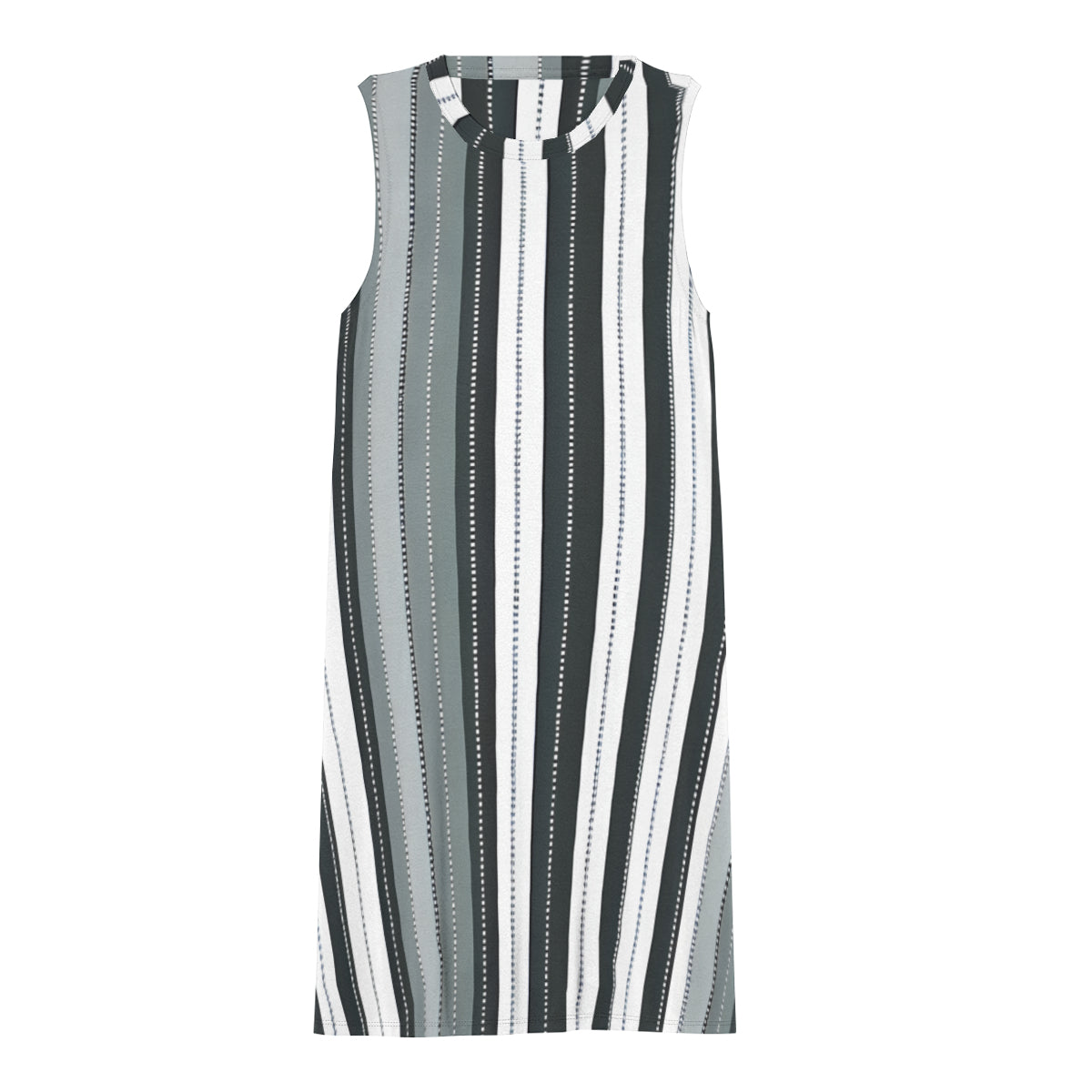 Minimalistic Stripes Women's Casual Dress | Polyester