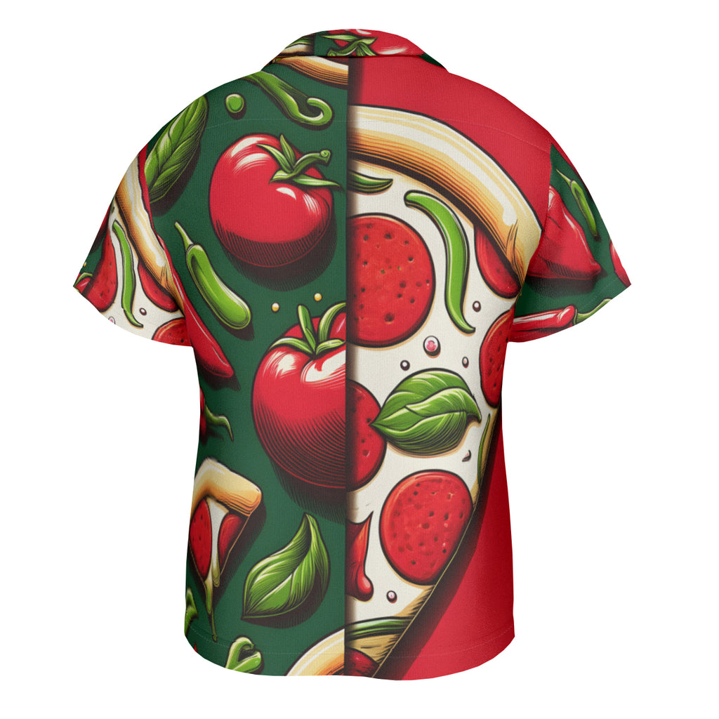 Pizza Short Sleeves Men's Shirt
