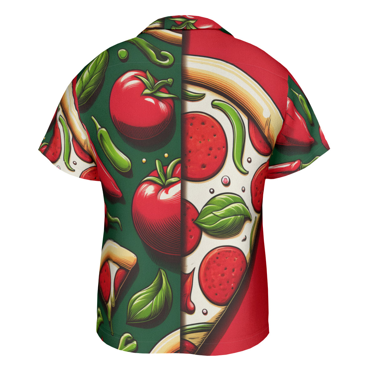 Pizza Short Sleeves Men's Shirt