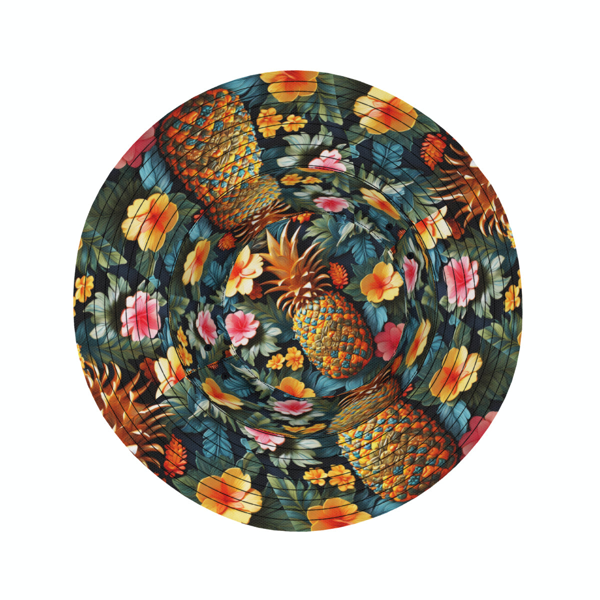 3D Pineapple Double-Sided Unisex Polyester Bucket Hat