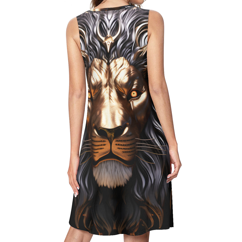 Lion Women's Casual Dress | Polyester
