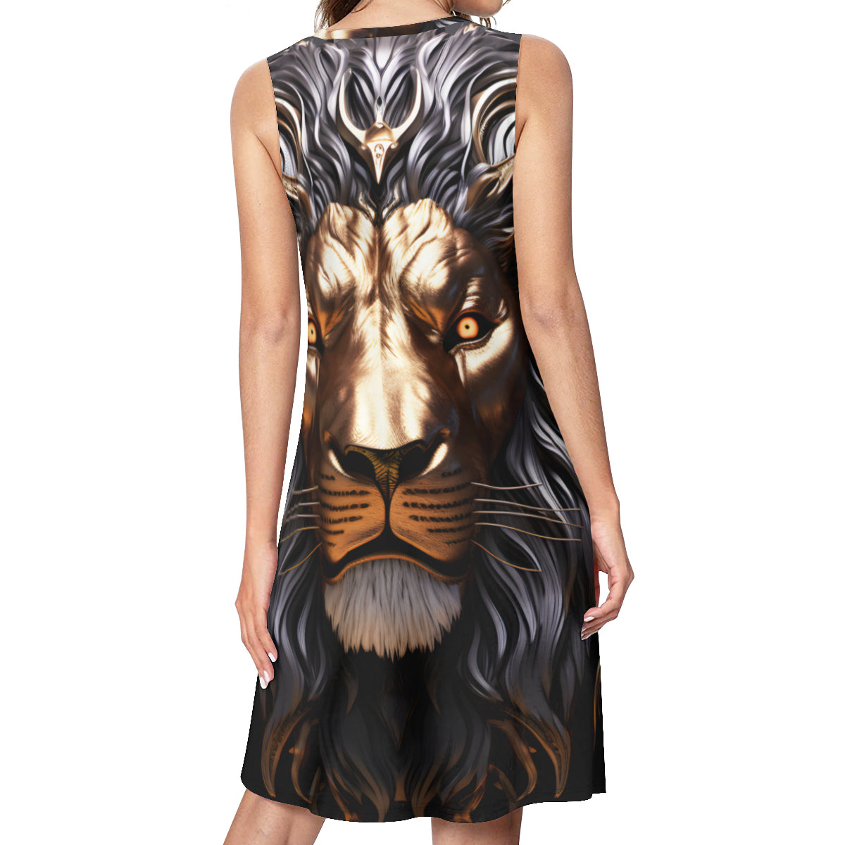 Lion Women's Casual Dress | Polyester