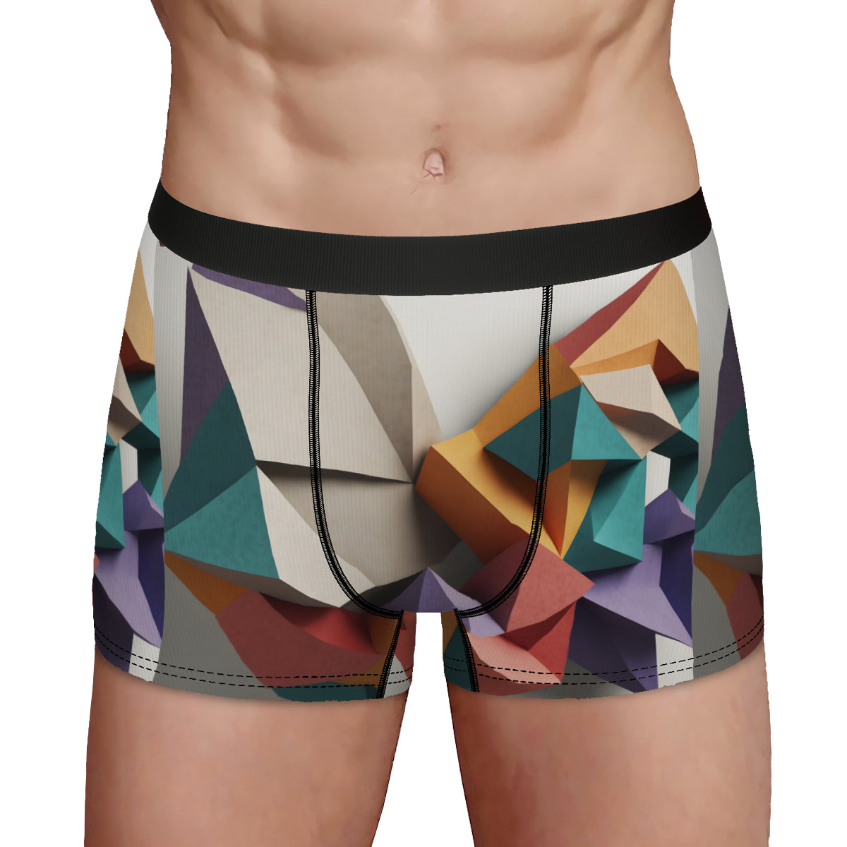 Geometric 3D Men's Underwear