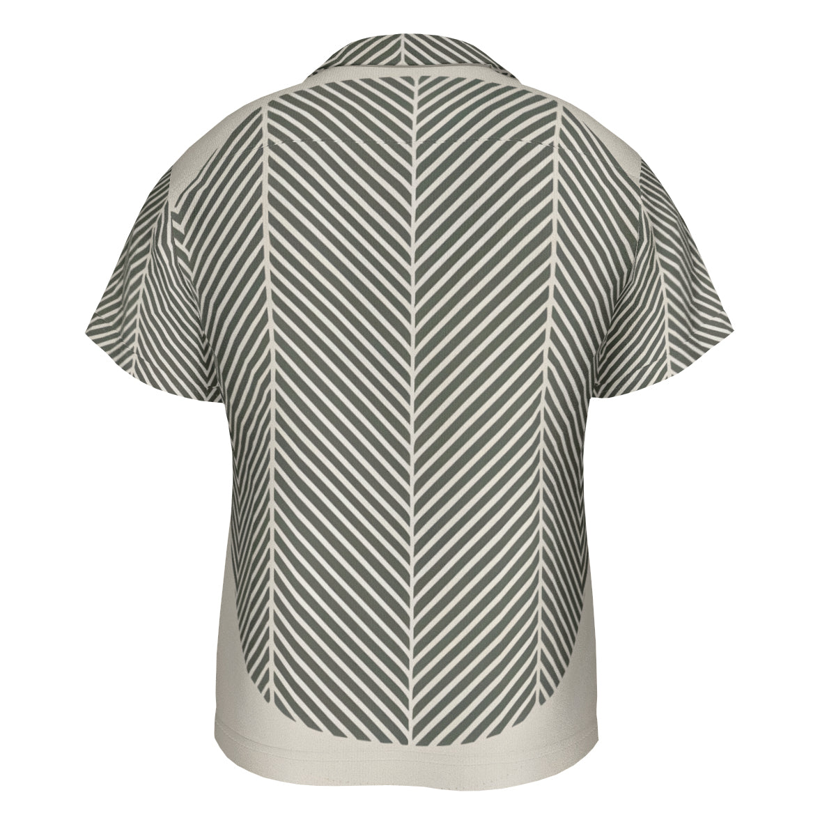 Minimalistic Geometric Short Sleeves Men's Shirt