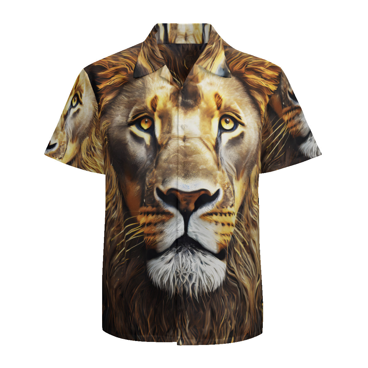 Lion Short Sleeves Men's Shirt
