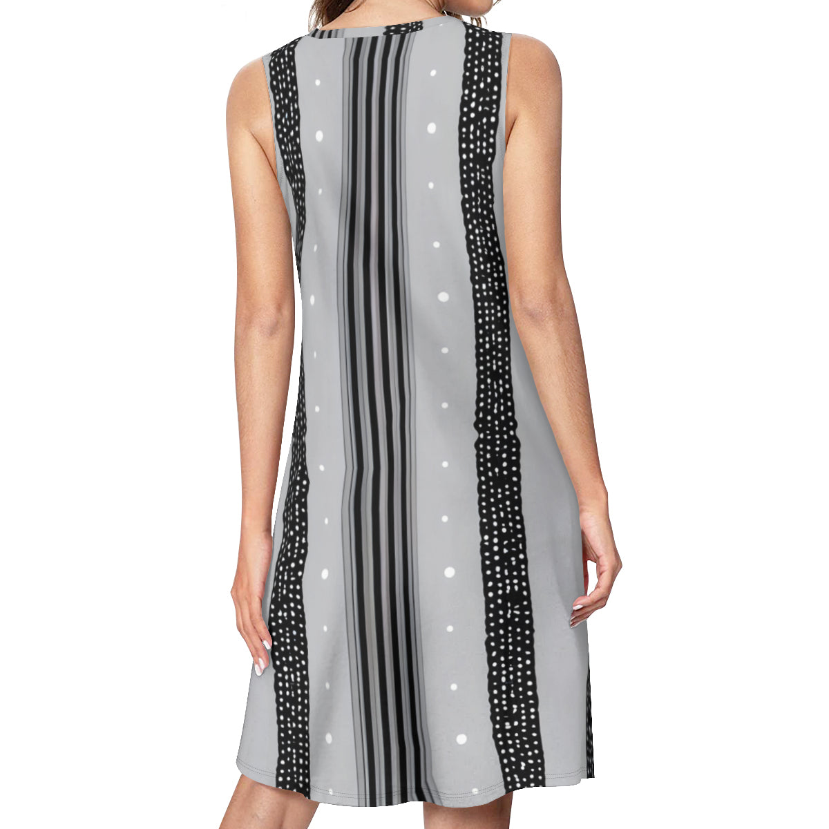 Stripes Women's Casual Dress | Polyester