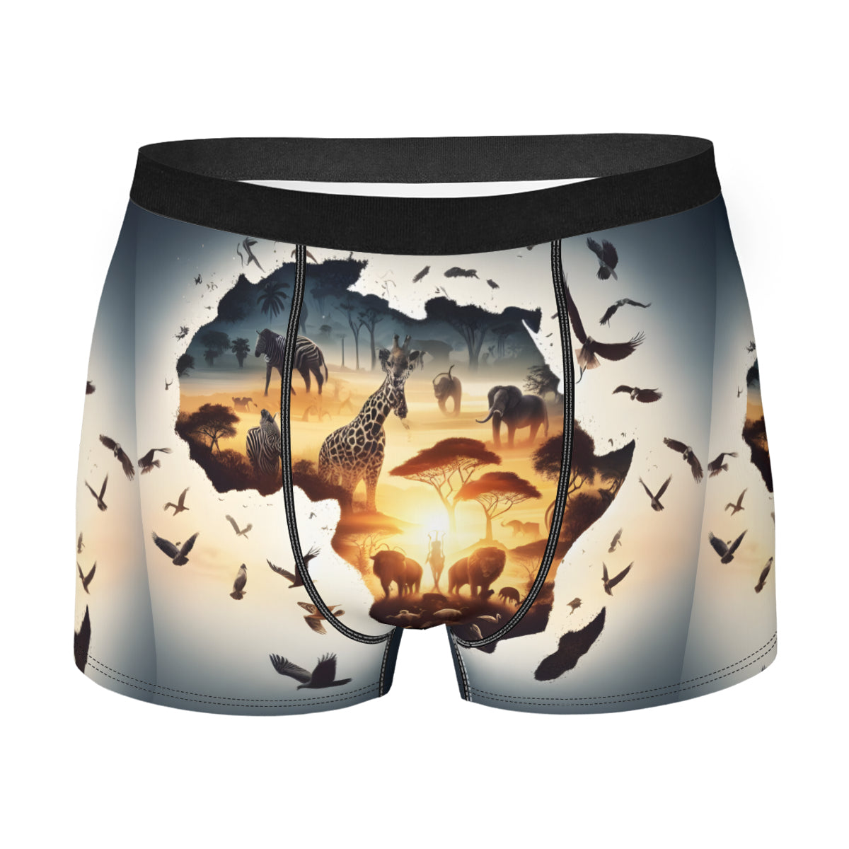 African Sunset Men's Underwear (Multi-Faceted Design)