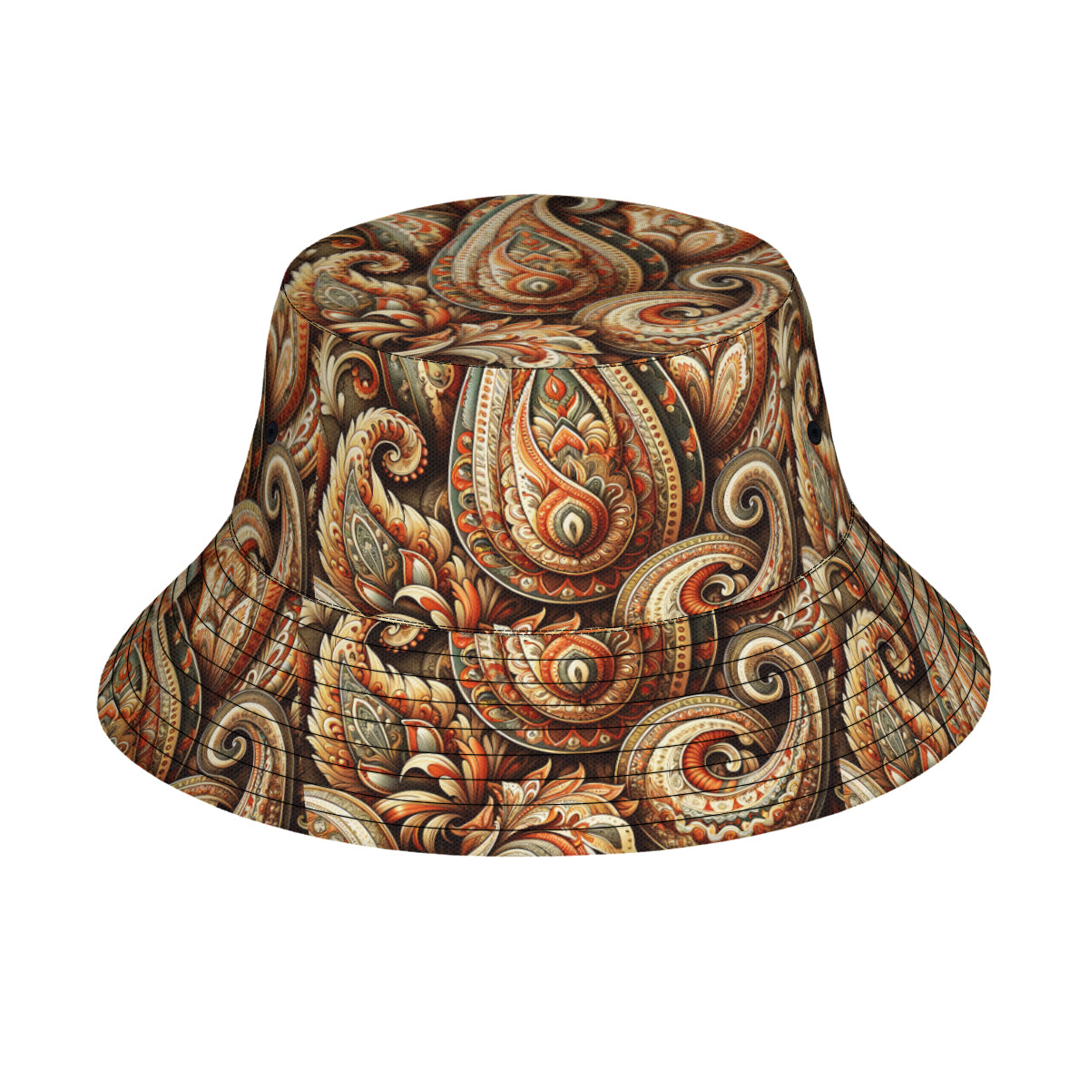 Bohemian Double-Sided Unisex Polyester Bucket Hat