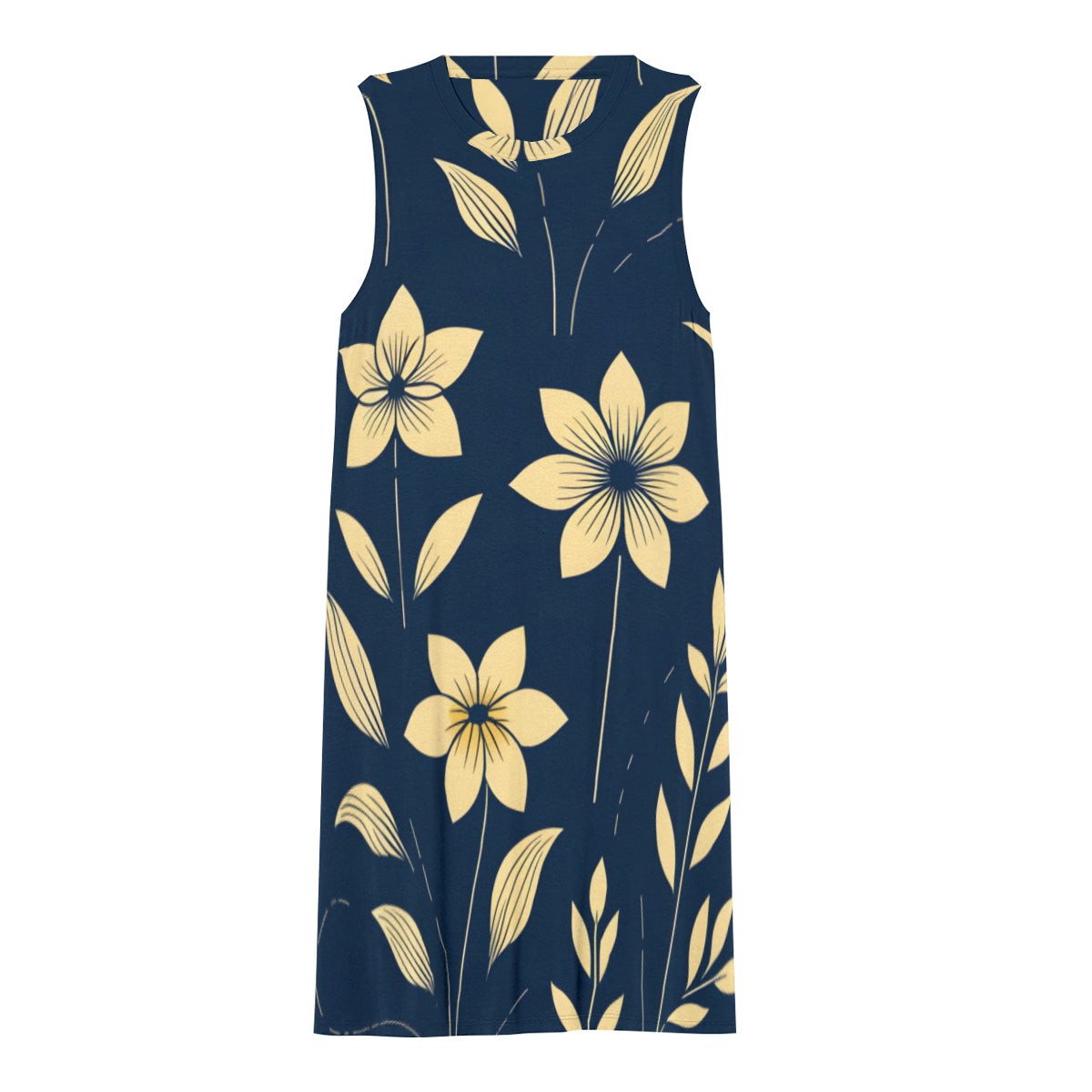 Floral Print Women's Casual Dress | Polyester