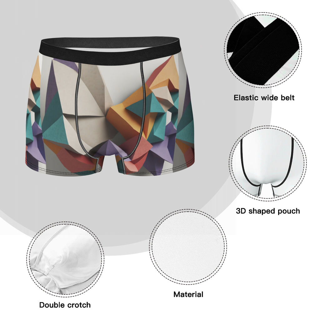 Geometric 3D Men's Underwear