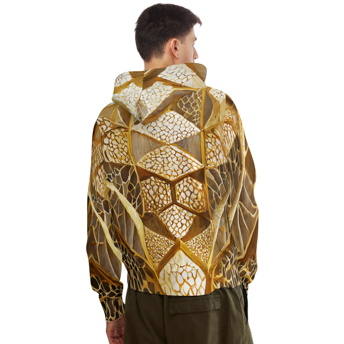 Golden Archtectural Men's Adult Lightweight Hoodie Set | Air Layer