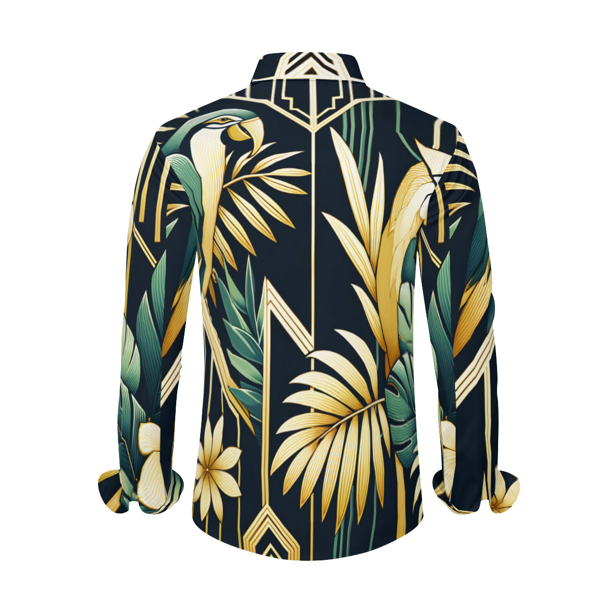 Tropical Men's Classic Long-Sleeved Shirt | Polyester