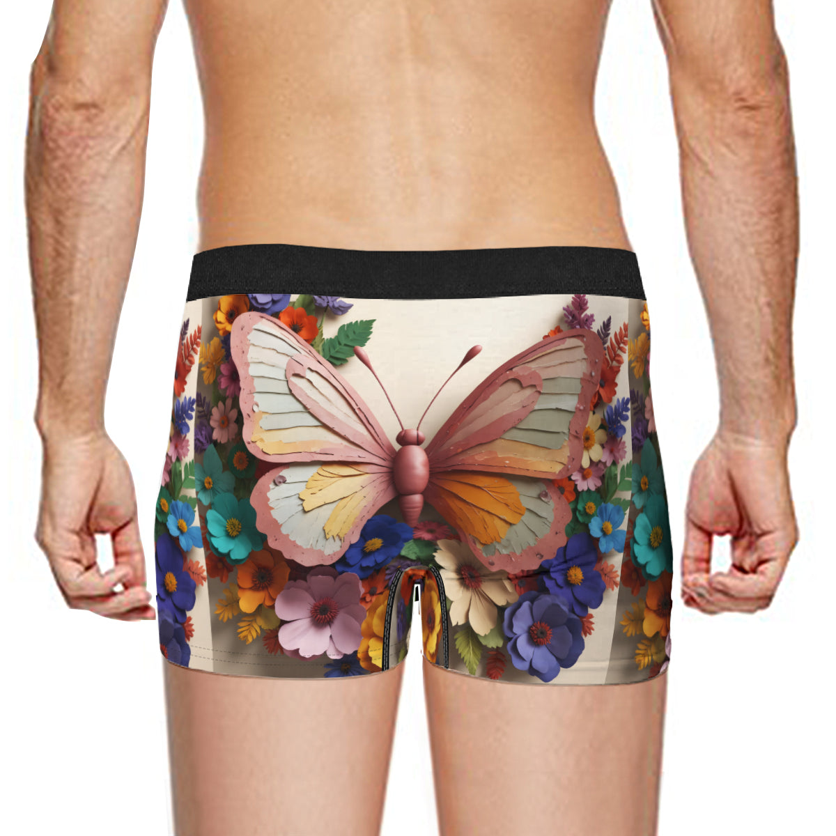 Butterfly Men's Underwear (Multi-Faceted Design)