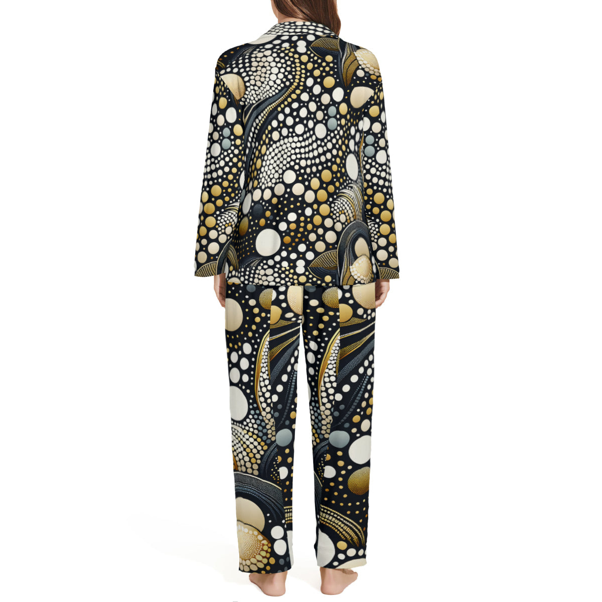 Abstract Dotted Adult Long-Sleeved (Multi-Sided Design) | Polyester