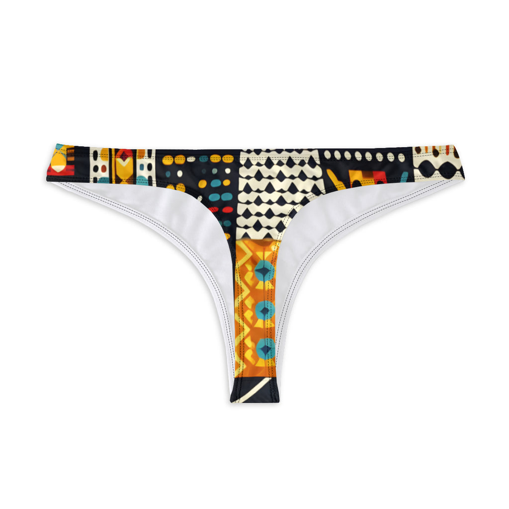 African Motifs Design Women Thong