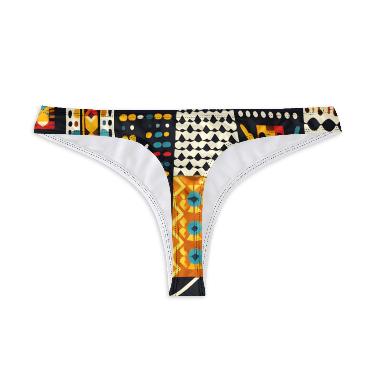 African Motifs Design Women Thong