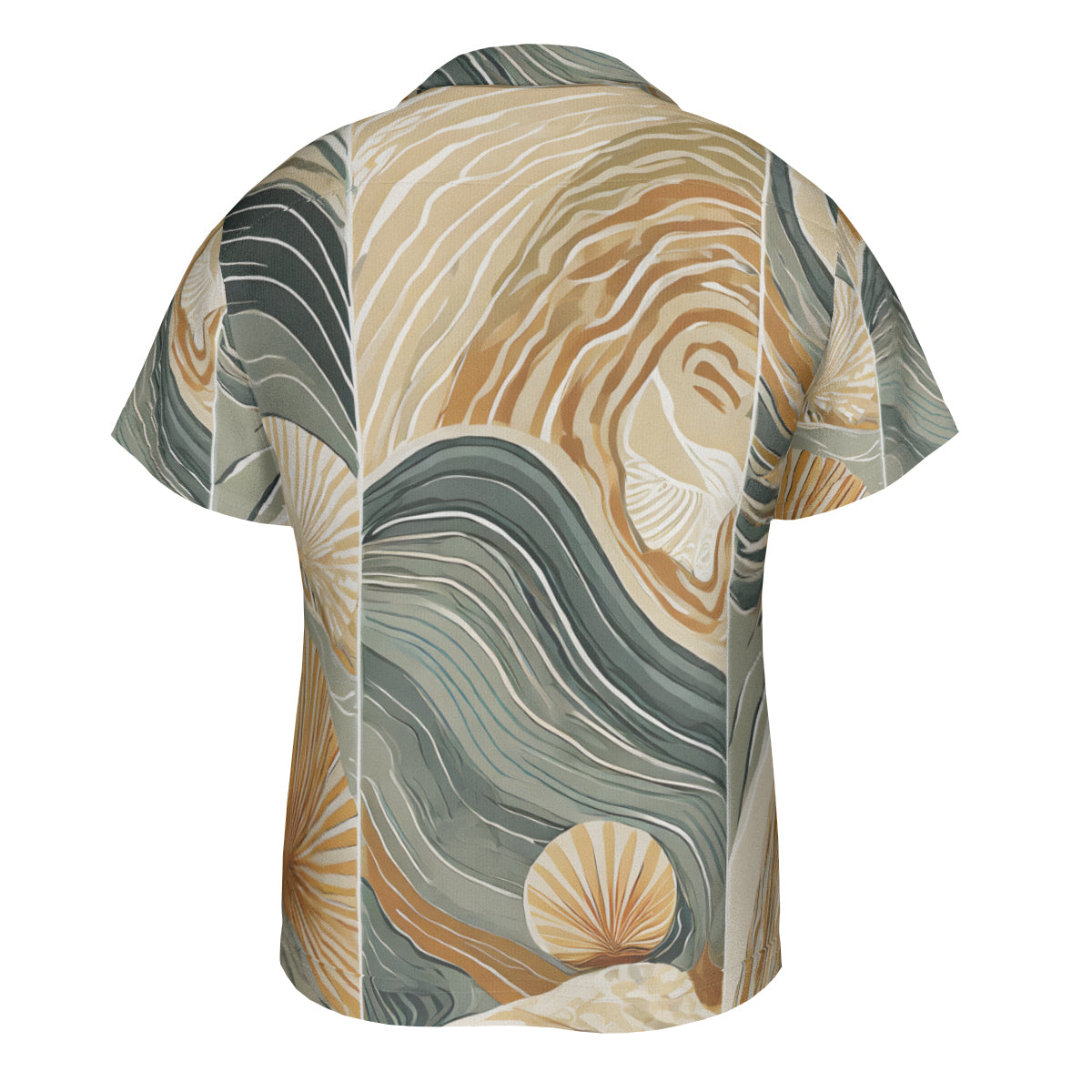 Minimalistic Tropical Short Sleeves Men's Shirt