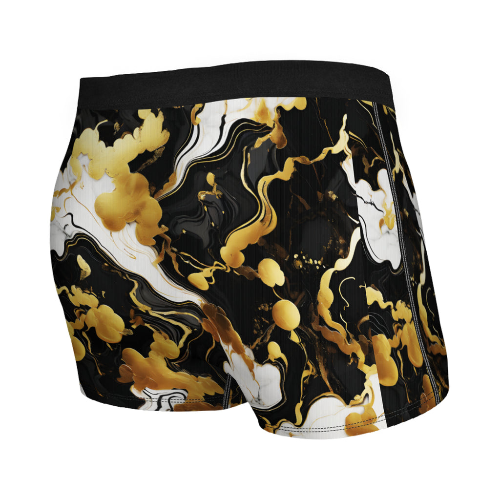 Marble Gold Men's Underwear (Multi-Faceted Design)