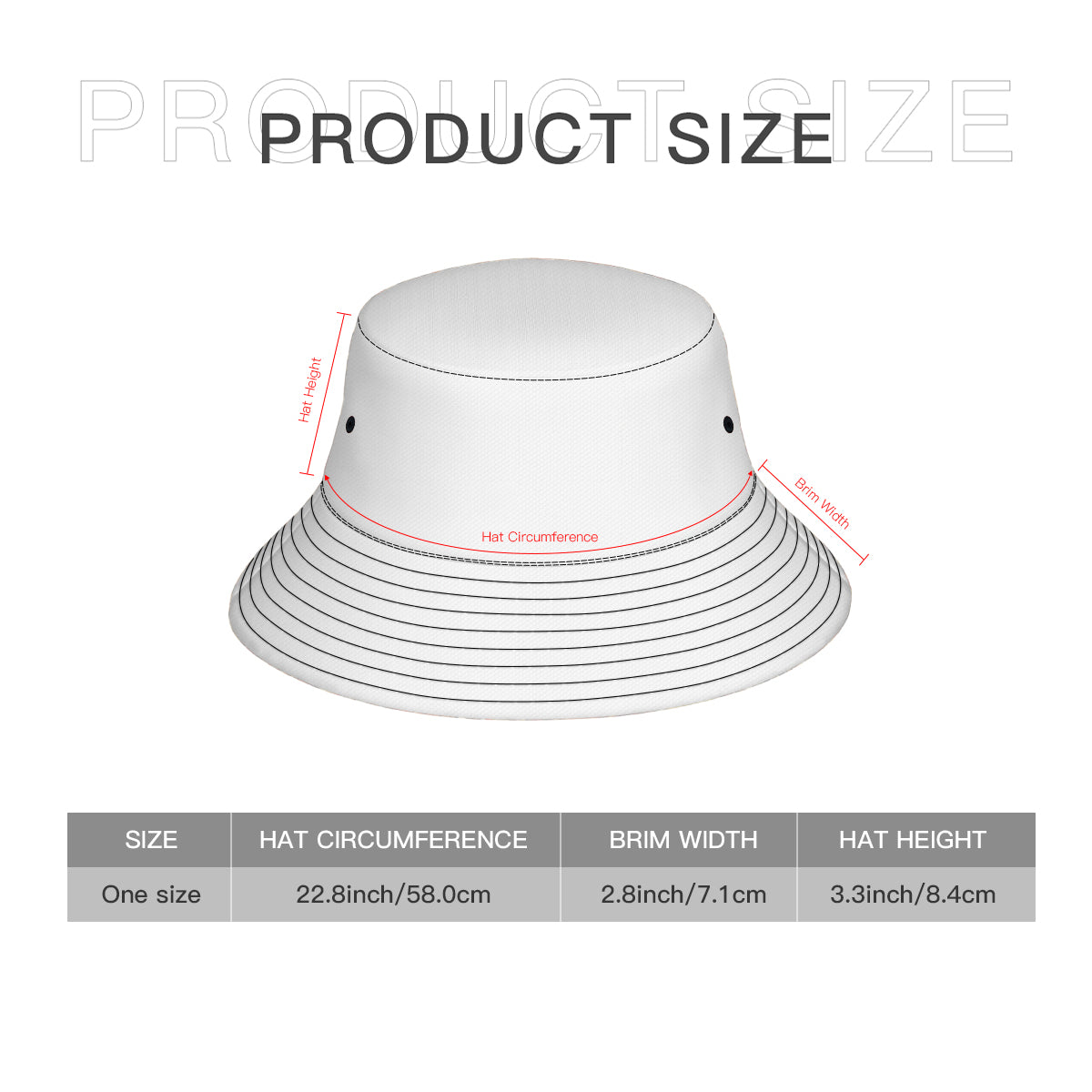 Bohemian Double-Sided Unisex Polyester Bucket Hat