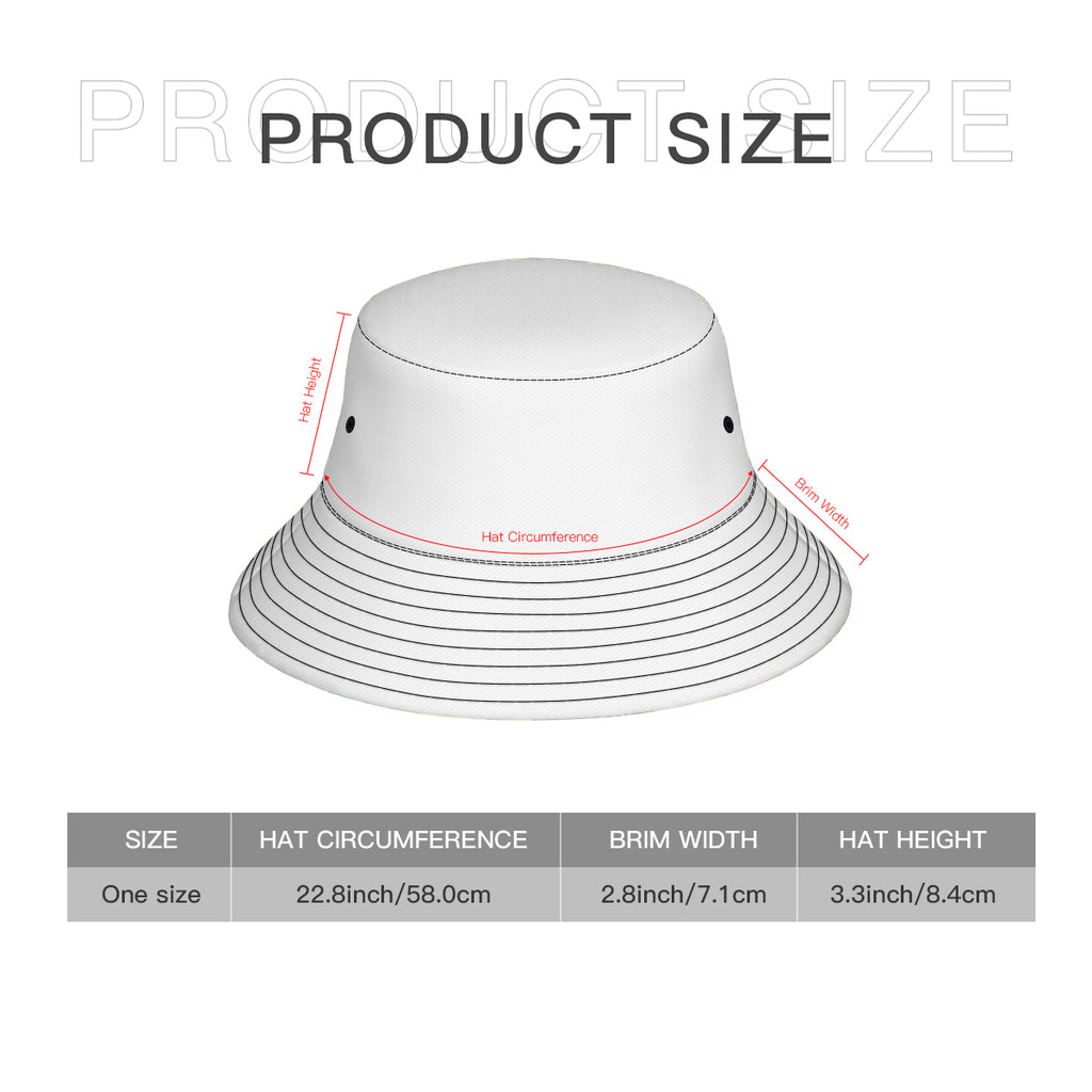 Afrocentric Double-Sided Unisex Polyester Bucket Hat
