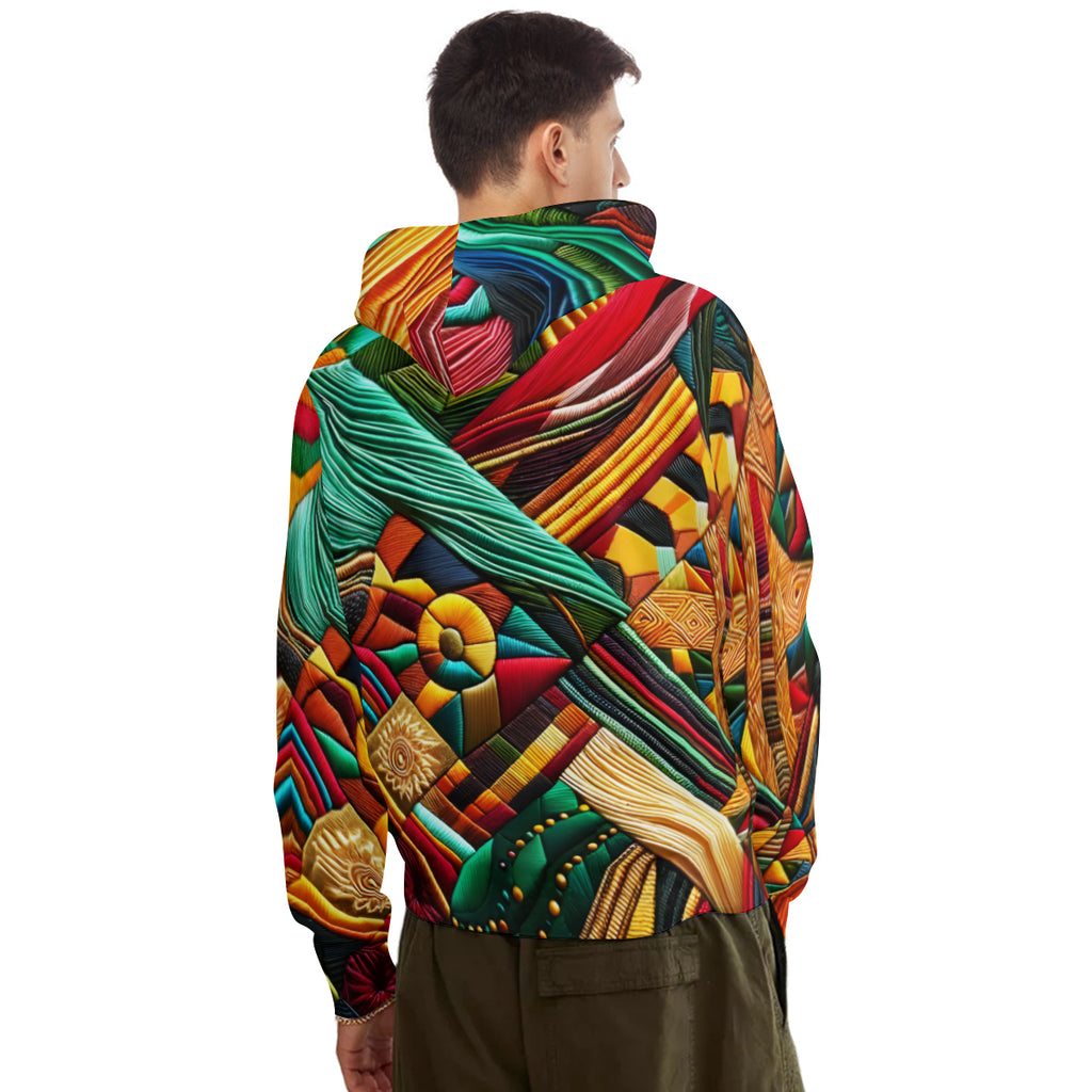 Vibrant Threads Men's Adult Hoodie Set (Double-Layer Hood) | Health Fabric