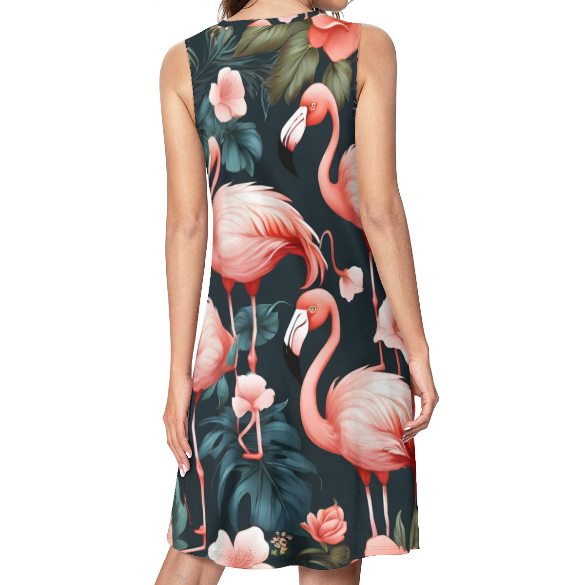 Flamingo Women's Casual Dress | Polyester