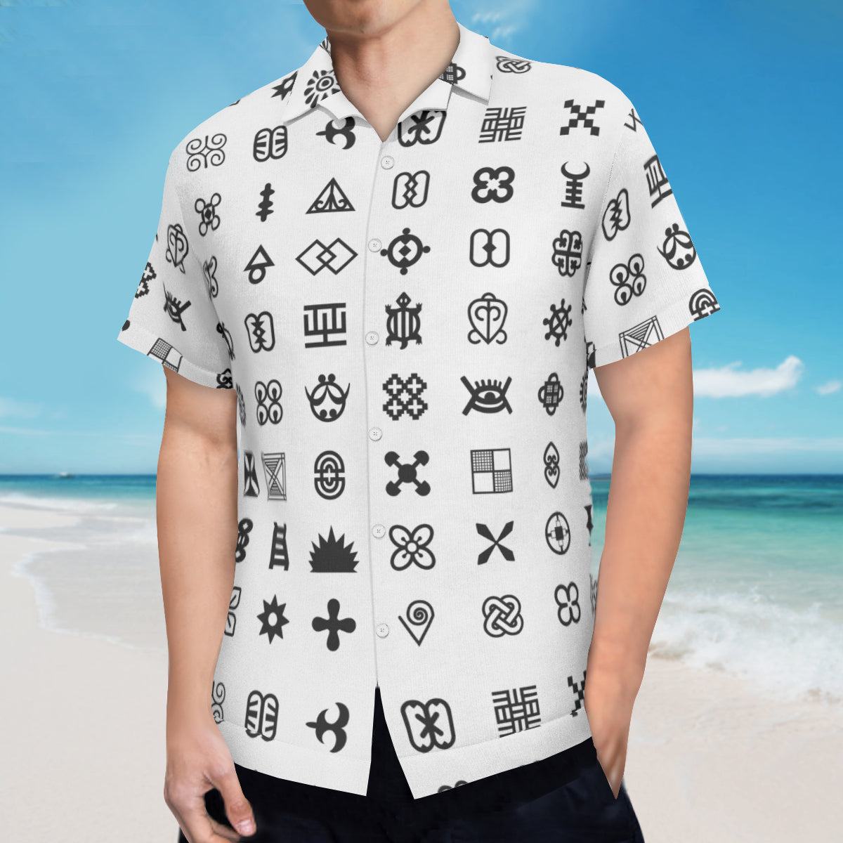 Adinkra Symbols Short Sleeves Men's Shirt