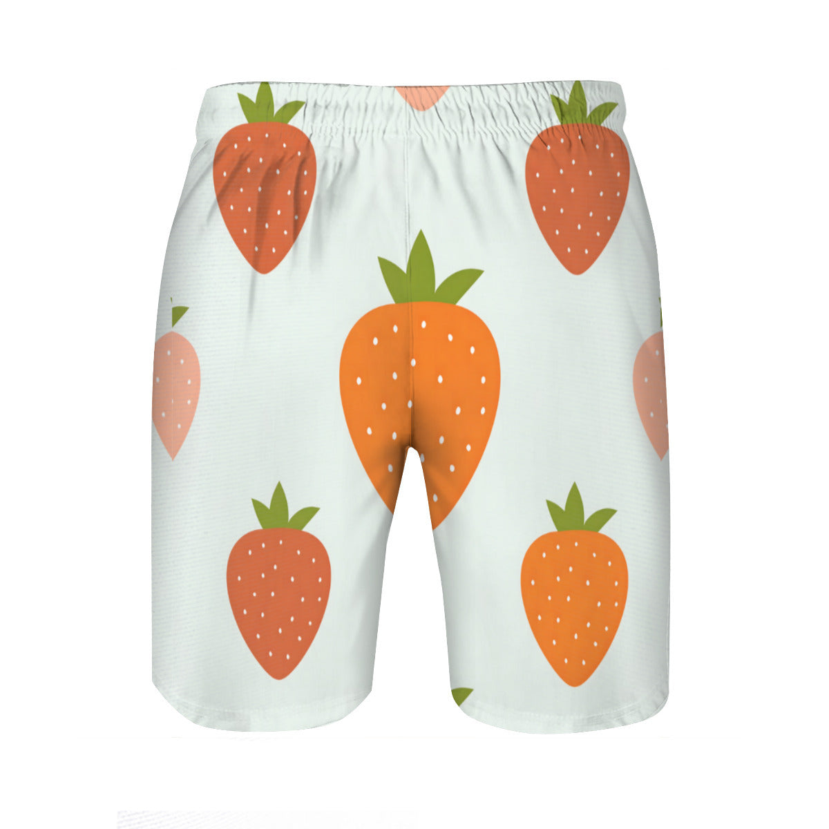 Strawberries Men's Beach Shorts (Not Mesh Lined) | Polyester