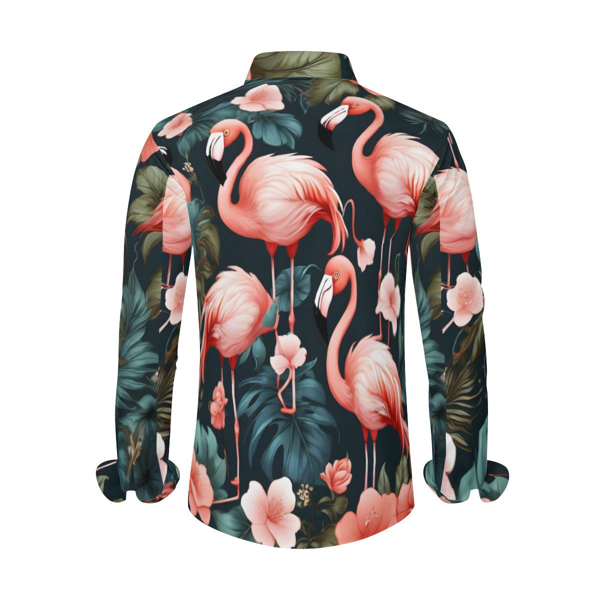 Flamingo Long Sleeves Men's Shirt