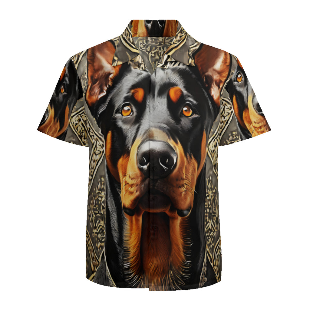 Doberman Short Sleeves Men's Shirt