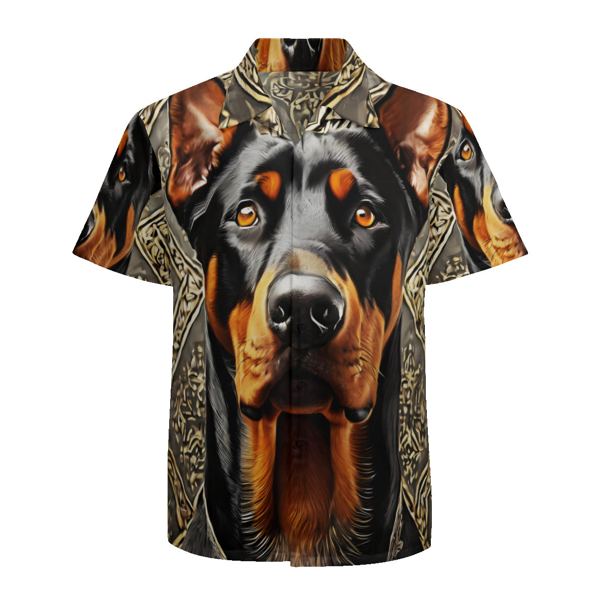 Doberman Short Sleeves Men's Shirt